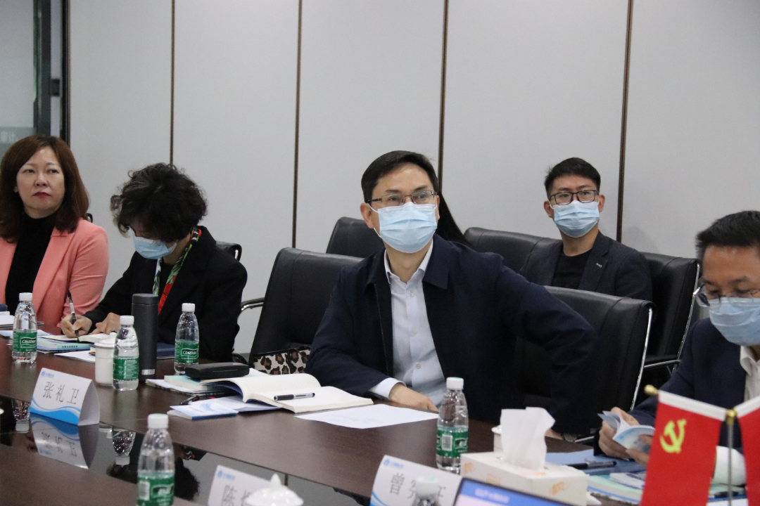 龙岗区委书记张礼卫到15vip太阳集团调研指导